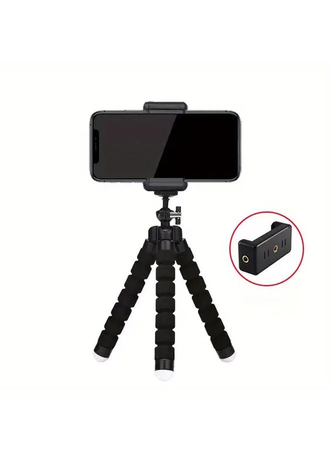 Red Octopus Tripod Portable Handheld Gimbal Flexible 360 Rotation for Smartphone Camera Vlog Shooting Desktop Photography Stand - Image 2