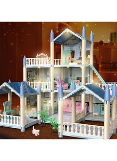 Doll House Building Toys With Lights To Assemble Kitchen Bedroom Furniture Garden Dolls Pets Pink Play Dream House for Girls Girls Toddler DIY Ideas Gifts - pzsku/Z1917877D8D460D3AC569Z/45/_/1732169589/acab4814-67f4-4432-ae14-2e27773651fa