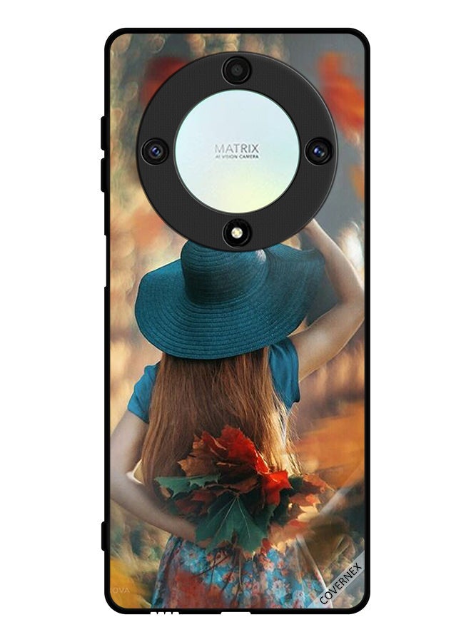 Covernex Protective Case Cover For Honor X9a Hat Girl Hiding Love Leaves - Image 1
