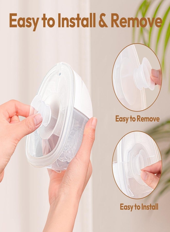 NCVI Silicone Flange Insert for 24mm Flange/Shield, Compatible with NCVI Wearable Breast Pump 8111/8131/8122-3/8787/8786/3110, Breastfeeding Essential for Moms, 4PCS (21mm) - Image 5