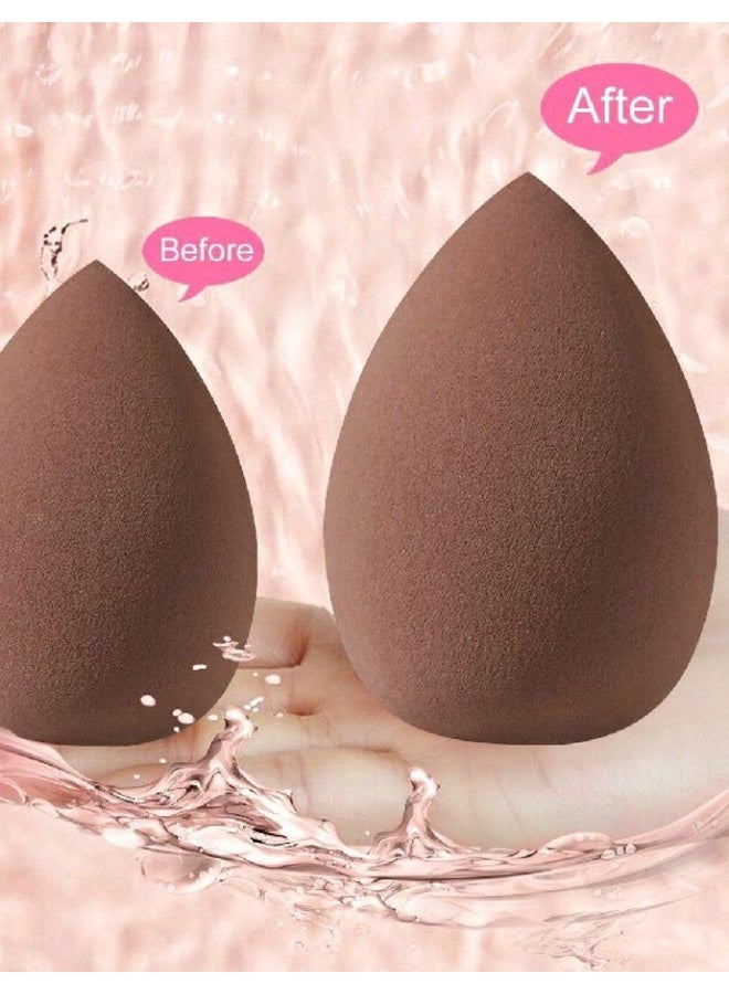 عام مجموعة فرش مكياج مكونة من 40 قطعة مع إسفنجة دمج المكياج، مجموعة فرش تحديد العيون للنساء والفتيات، أدوات مكياج من شعر صناعي نباتي للبودرة الكريمية السائلة - Image 5