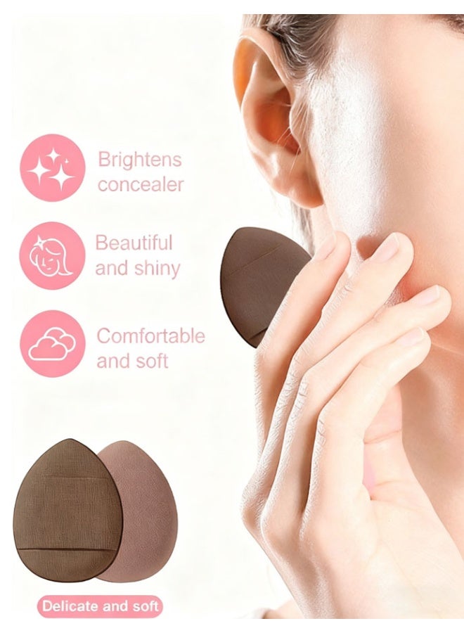 عام مجموعة فرش مكياج مكونة من 40 قطعة مع إسفنجة دمج المكياج، مجموعة فرش تحديد العيون للنساء والفتيات، أدوات مكياج من شعر صناعي نباتي للبودرة الكريمية السائلة - Image 3