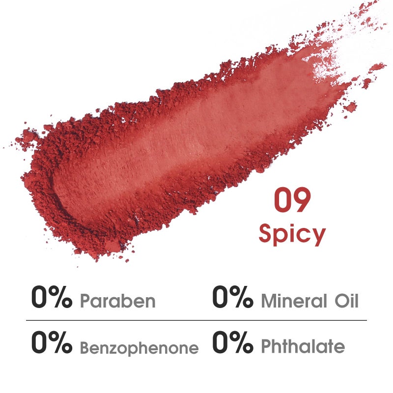 UCANBE Red Single Eyeshadow Palette, Highly Pigmented Matte Eye Shadow Powder, Professional Long-Lasting Waterproof Makeup Palette - Image 2