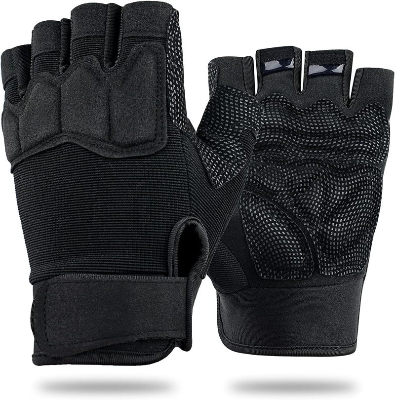 FIORETTO Fingerless Tactical Gloves - Airsoft, Military, and Outdoor Work - Image 1