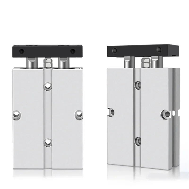 Double Pneumatic Cylinder Bore 20mm Stroke 60mm Aluminum Alloy Air Cylinder - Image 2