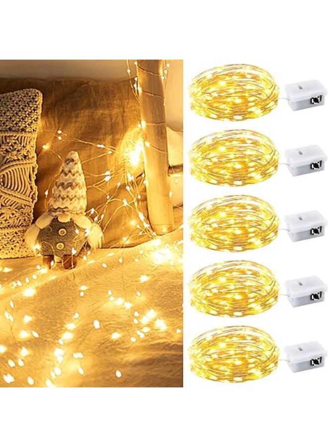 سلسلة أضواء LED، 3 أوضاع، عبوة من 5 قطع - Image 1