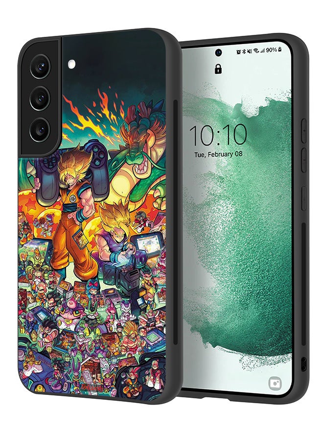 Tolwak Samsung Galaxy S21 Plus 5G Protective Case Cover Gamer Art Doodles - Image 1