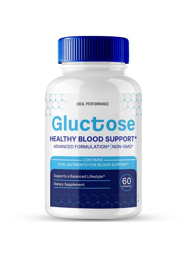 IDEAL PERFORMANCE Gluctose Pills Advanced Blood Support Formula Supplement, Gluc Tose Blood Capsules - Maximum Strength, Gluctose Aid All Natural Formula Pills, Gluctose Capsules Blood Support Reviews (60 Capsules) - Image 1