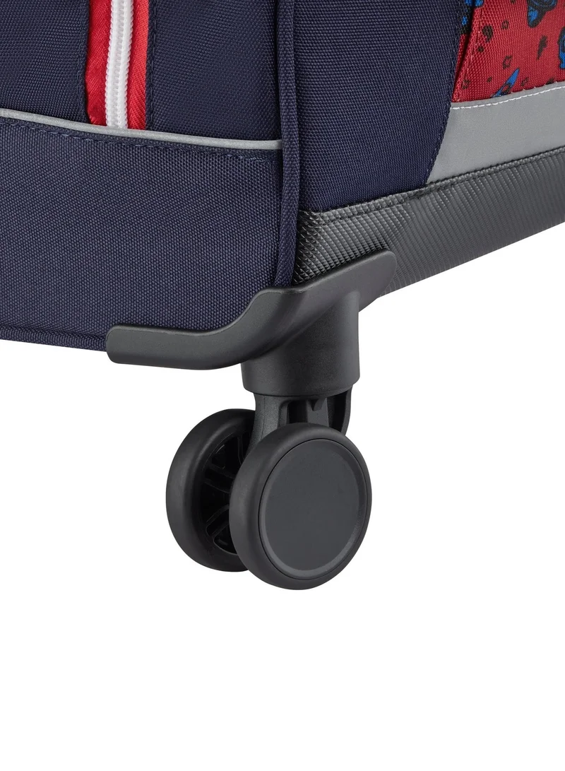 DELSEY Paris  Back To School (2025) 4-Double Wheeled Horizontal Trolley Bag – Blue Printing  | Best Price UAE