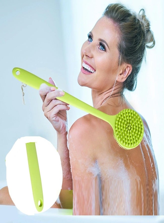 draval Handheld Shower Brush for Back, Body Scrubber, Bath Brush Body Brush for Shower Body Scrubber Skin Brush,multicolor - Image 1