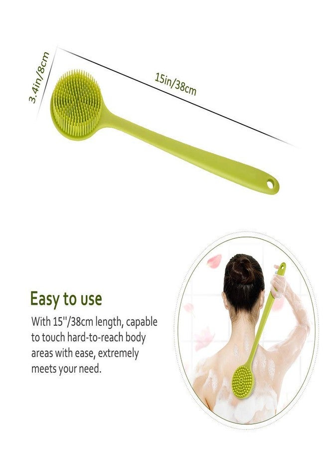 draval Handheld Shower Brush for Back, Body Scrubber, Bath Brush Body Brush for Shower Body Scrubber Skin Brush,multicolor - Image 4