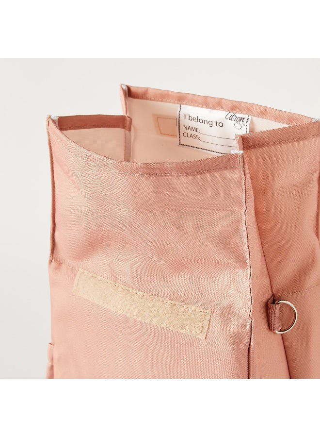 Citron Lunch Bag New - Solid- (Polyester) Pink \ 22X13X28 - Image 5