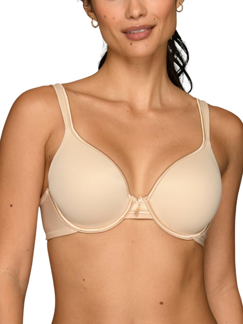 Vanity Fair Womens With 2-way Convertible Straps, Body Caress Full Coverage, Lightly Lined Cups Up To Dd Bra, Underwire - Beige, 40DD US - Image 1