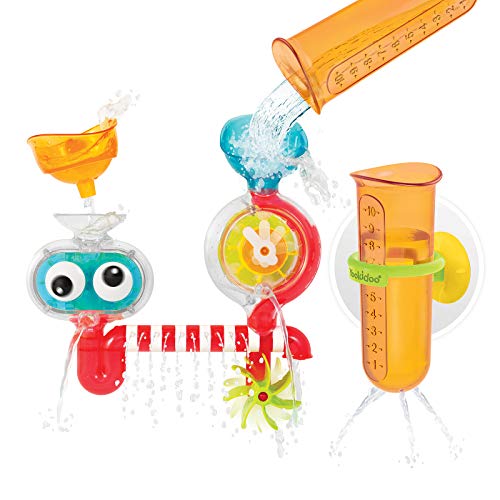 Yookidoo Baby Toddler Bath Toy (Ages 1-3) Spinning Gears & Rotating Googly Eyes - Mold Free Suction Cups Attach to Any Bath Tub or Shower - Spin N Sprinkle Water Lab - Great for Boys, Girls, & Kids - Image 1