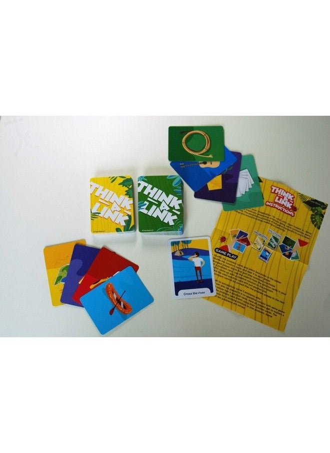 Trunk Works Think A Link For Kids By Trunkworks ; Problem Solving Card Game For Kids Ages 5 And Above ; Develops Creative Thinking Logical Reasoning ; Family Travel Games For 5 6 7 8 Years Old Boys And Girls  - Image 4