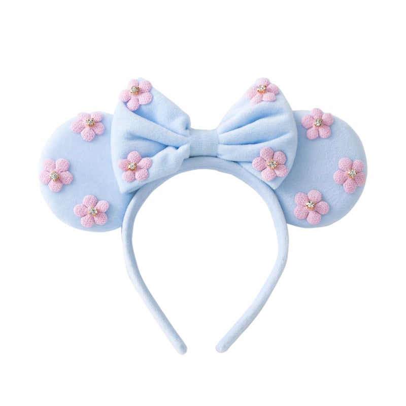 KARETT Sky Blue Hairband Mouse Ears for Women Girls One Size Fits All for Disney Fans Hair Styling - Image 2