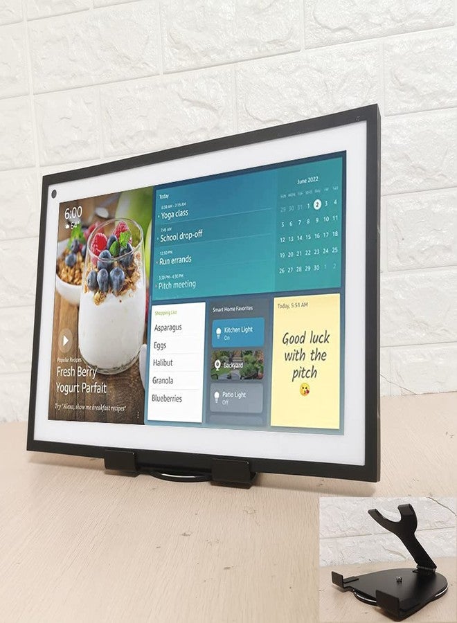 ATOPHK Tilt and Swivel Stand for The Echo Show 15, Echo Show 15 Stand Swivel and tilt, Echo Show 15 Stand (Black) - Image 1