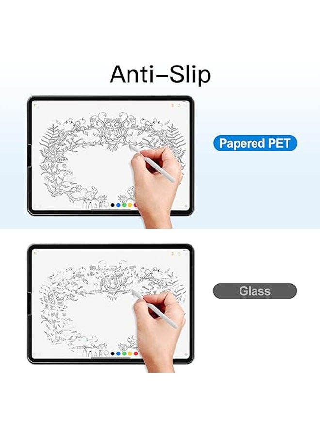 عام [2 قطعة] JETech واقي شاشة ورقي لآيباد Air 13 2024، مانع للتوهج، فيلم ورقي مطفي PET للرسم. - Image 3
