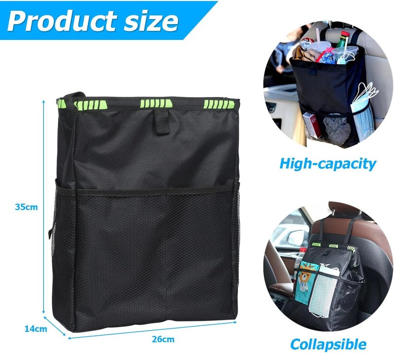 JNNJ Car Rubbish Bin - Multifunctional Waterproof Oxford Cloth Organiser - Image 2