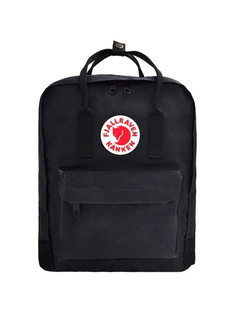 Classic Casual Backpack Back to School Bag 16 Inches Black