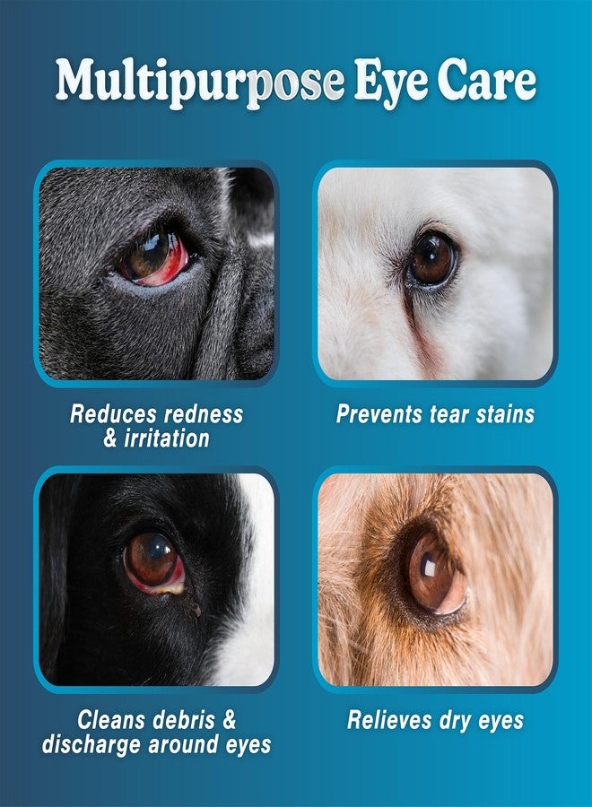 SMARTMED Large Pet Eye Wash 5.1 oz Gentle Eye Irritation Solution for Pets - Removes Dirt, Debris & Tear Stains - Safe for Daily Use - Image 4