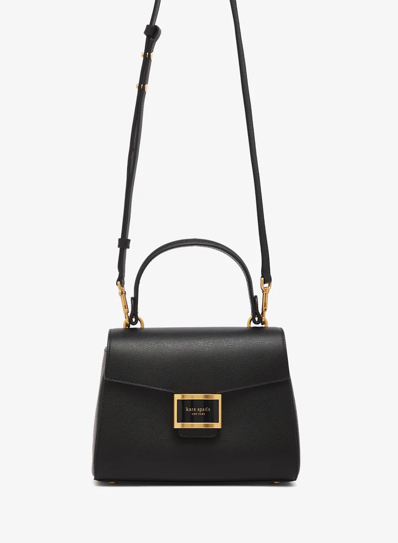 Logo Detail Flap Over Satchel