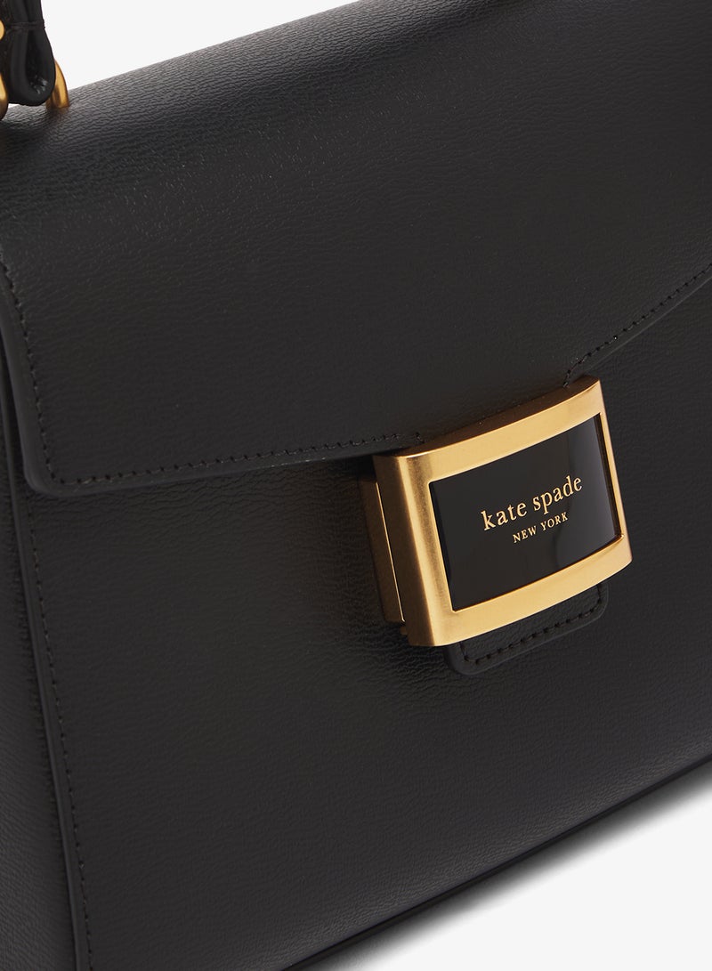 كيت سبيد حقيبة ساتشِل بغطاء بتفاصيل شعار - Image 4