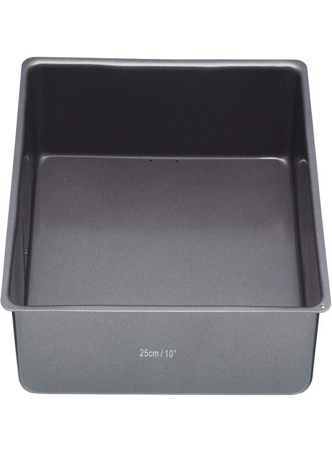 Master Class MasterClass 25 cm Deep Cake Tin with PFOA Non Stick and Loose Bottom, 1 mm Carbon Steel, 10 Inch Square Pan - Image 2