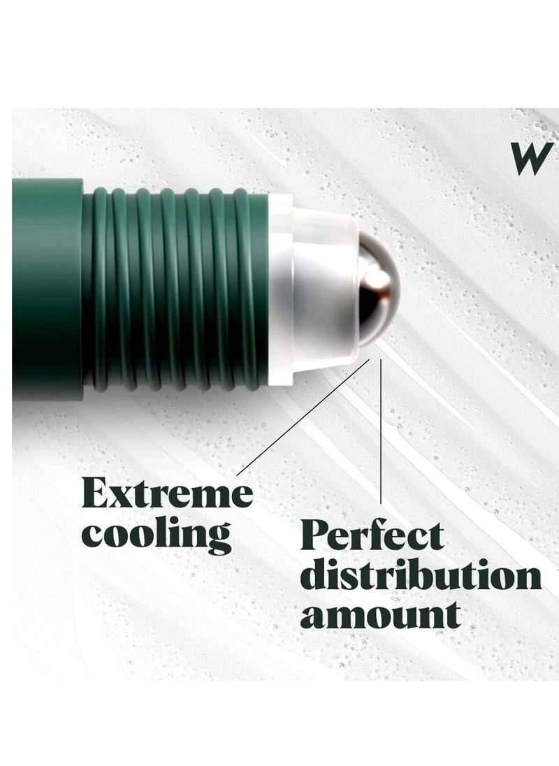 The Wolf Project Wolf Project Under Eye Roller - Korean Beauty, with Caffeine, Vitamin C and Peptides - Energizing Serum for Dark Circles and Puffiness, Fine Lines, Wrinkles - Gel-Based Brightening Cream  - Image 5