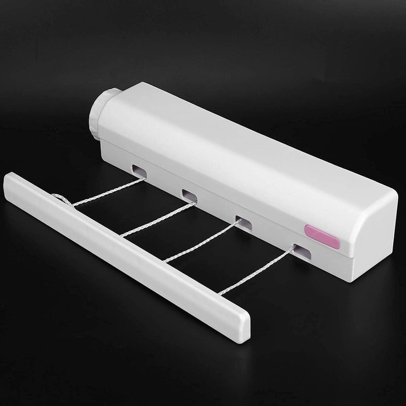 Dkriva 5 Line Automatic Extendable Washing Line Rope Wall Mounted Telescopic Laundry Dryer for Indoor OutdoorClothes Drying Rack for Hotels Terraces BalconiesPack of 1 - Image 3