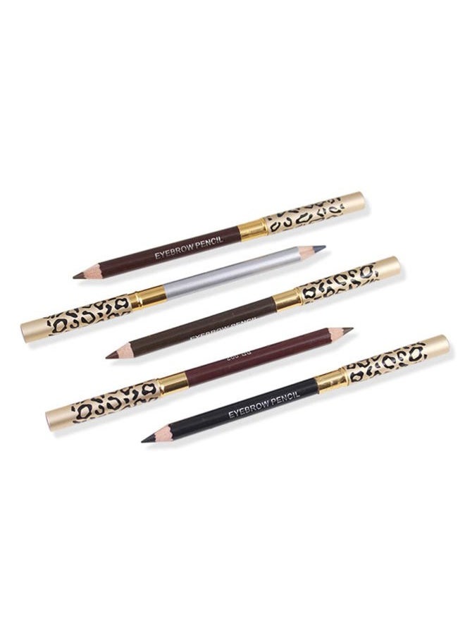 Beaupretty - 2pcs Eyebrow Pencil with Brush,Drawing Eye Brow Long Lasting Waterproof Eyebrow Pencil Double-end Professional Eyebrow Pens Eyebrow Pencil for Girls Ladys Women (Dark Coffee) - Image 1