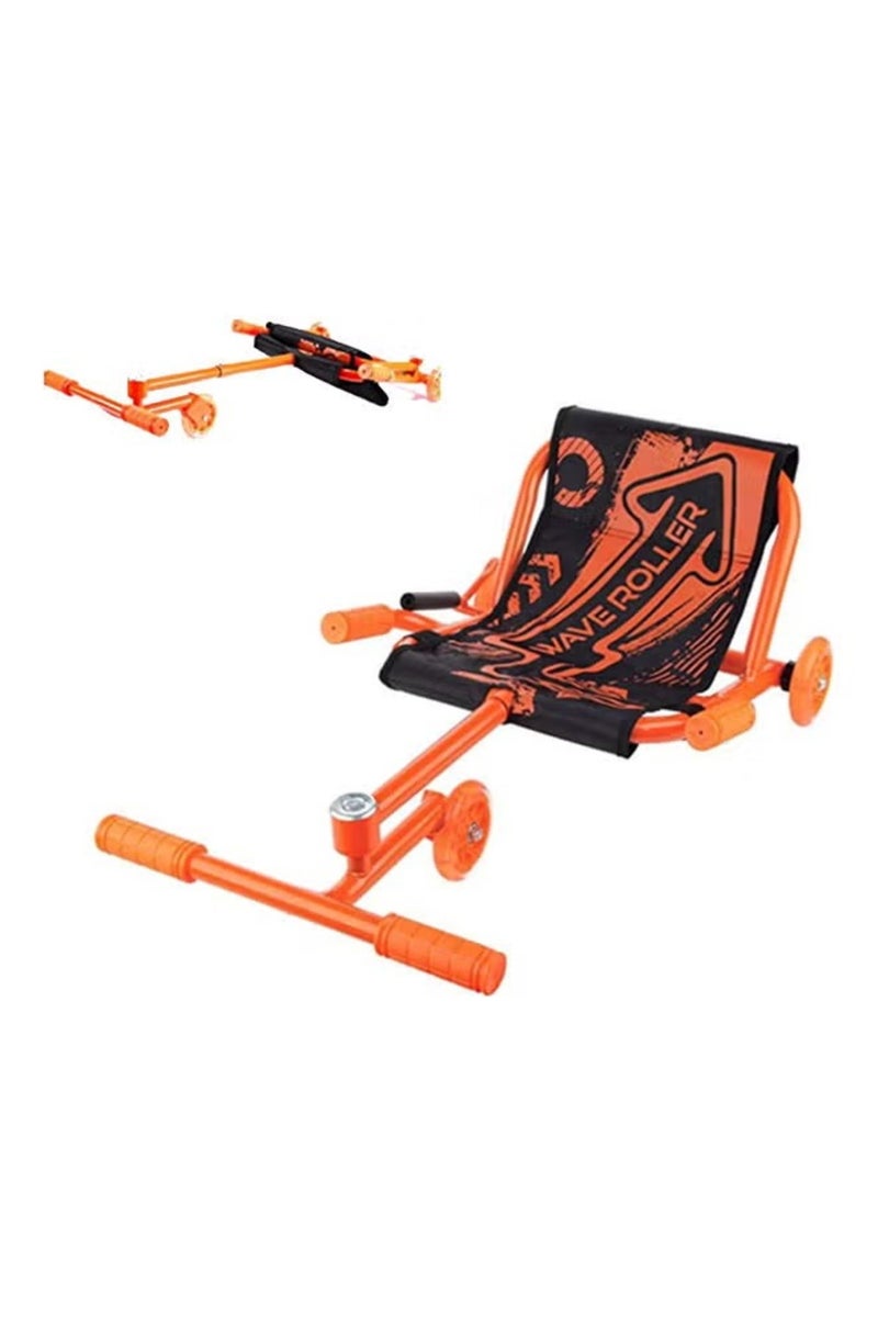 REXA Kids Drifting Wave Roller Scooter - Orange - Image 3