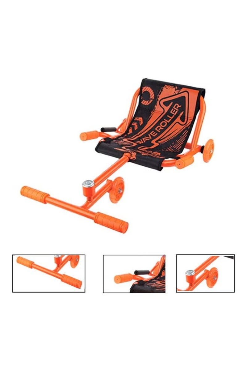 REXA Kids Drifting Wave Roller Scooter - Orange - Image 2
