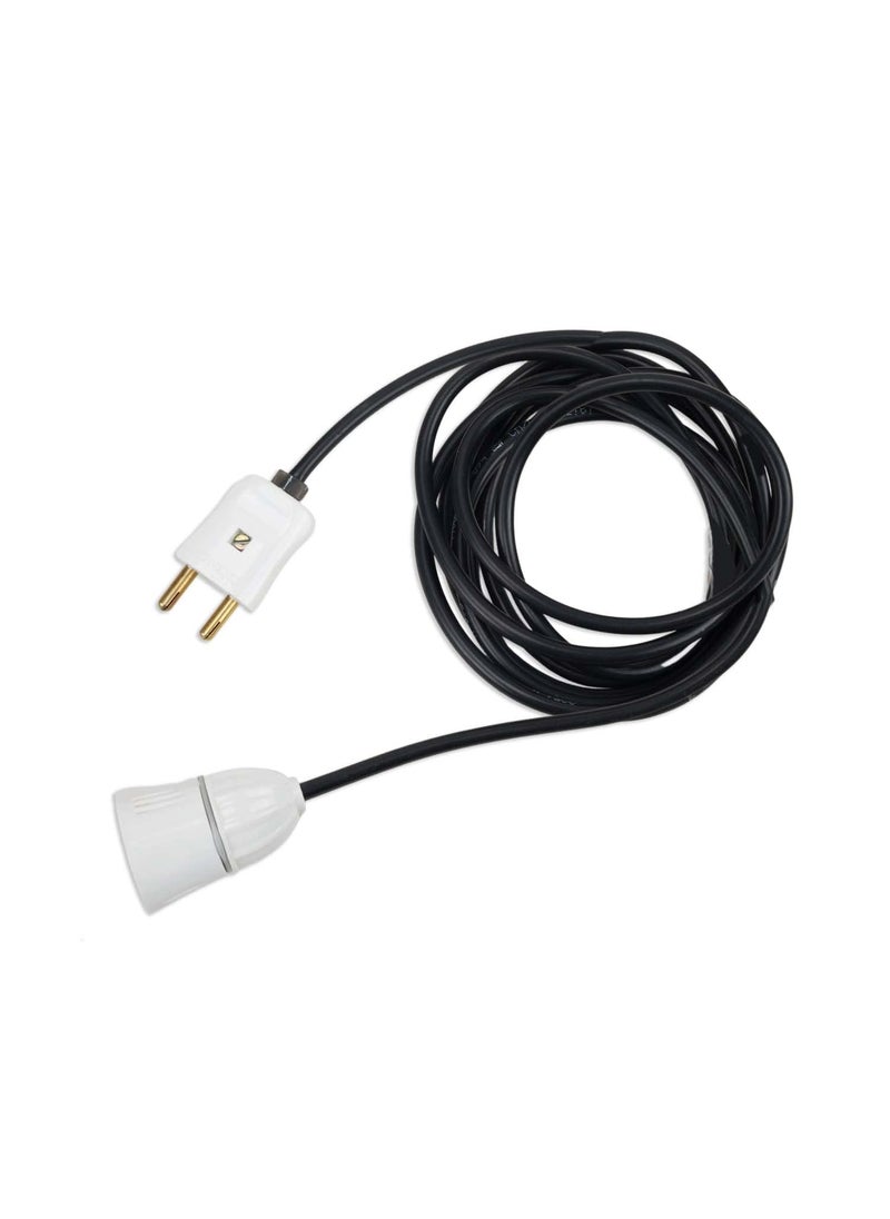 OCKO Ocko Bulb Holder with 05 MM Extension Cable with Flexible Wire 2Pin Plug for Multipurpose use 10 Meter  - Image 1