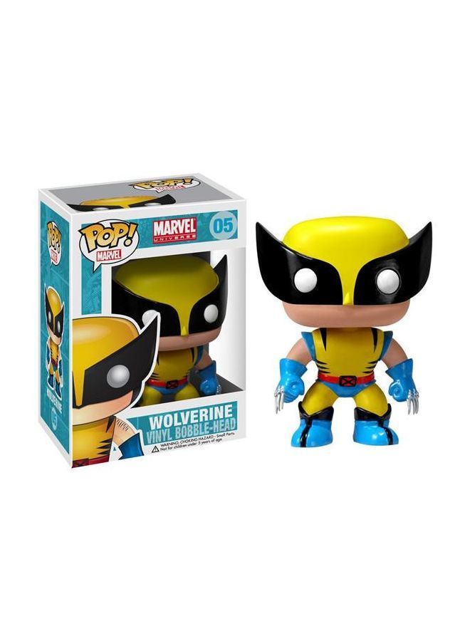 مجسم برأس كبير لشخصية وولفرين من مجموعة بوب مارفل 3.75بوصة