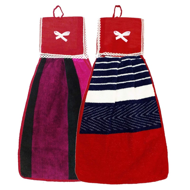 Kuber Industries Cotton Hand Towel (2 Pieces, Multicolor) - Image 1