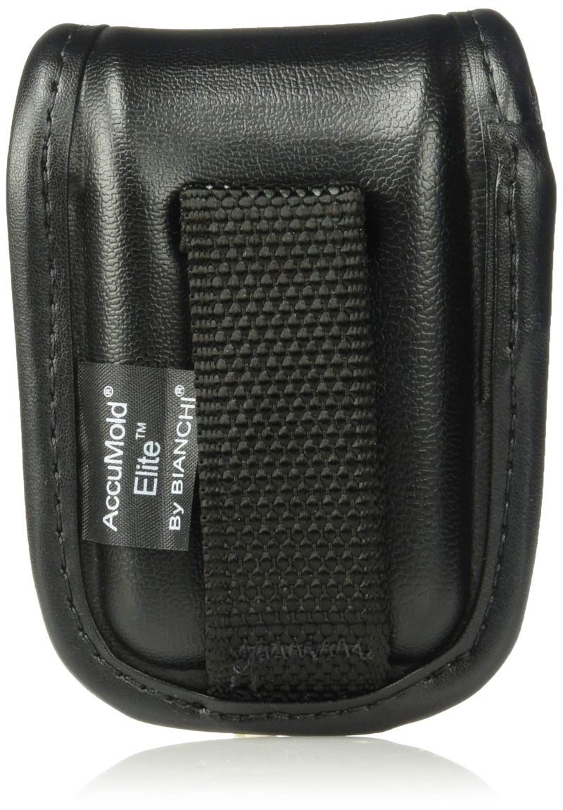 BIANCHI AccuMold Elite Hidden Snap 7915 Pager or Glove Pouch (Plain Black) - Image 2