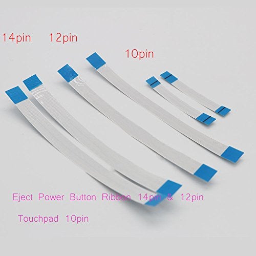 Ambertown 6PCS for PS4 Controller 12 Pin 14 Pin Charging Board Flex Cable 10 Pin Touch Pad Flex Ribbon Cable - Image 2