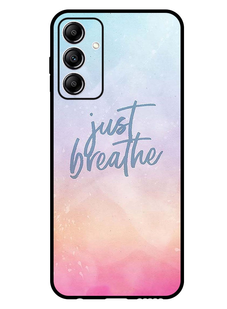 Theodor Protective Case Anti Scratch Shock Proof Bumper Cover For Samsung Galaxy A35 Just Breathe - Image 1