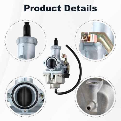 Onsnail PZ30 carburetor 250cc 30mm VM26 for 250cc 200cc Hawk Go-kart Taotao mikuni SunL JCL JetMoto Kazuma Baja Quad ATV Dirt CRF KLX TTR XR Pit Dirt Bike Motocross with Cable-actuated choke - Image 4