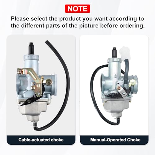 Onsnail PZ30 carburetor 250cc 30mm VM26 for 250cc 200cc Hawk Go-kart Taotao mikuni SunL JCL JetMoto Kazuma Baja Quad ATV Dirt CRF KLX TTR XR Pit Dirt Bike Motocross with Cable-actuated choke - Image 5