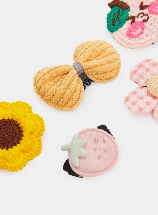 Styli Pack of 5 - Girls Colored Hair Clips