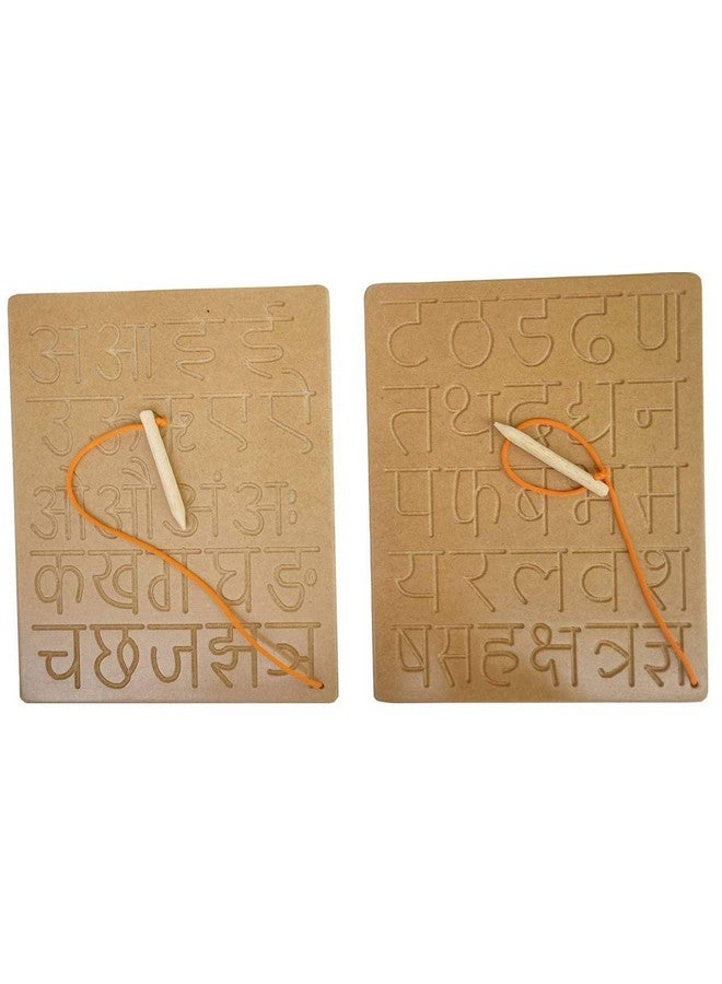 FunBlast FunBlast Writing Practice Hindi & English Alphabet Tracing Boards for Kids Learning Toys for 3+ Years Old Kids Boy Kids - Multicolor  - Image 2