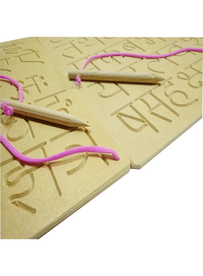 FunBlast FunBlast Writing Practice Hindi & English Alphabet Tracing Boards for Kids Learning Toys for 3+ Years Old Kids Boy Kids - Multicolor  - Image 4