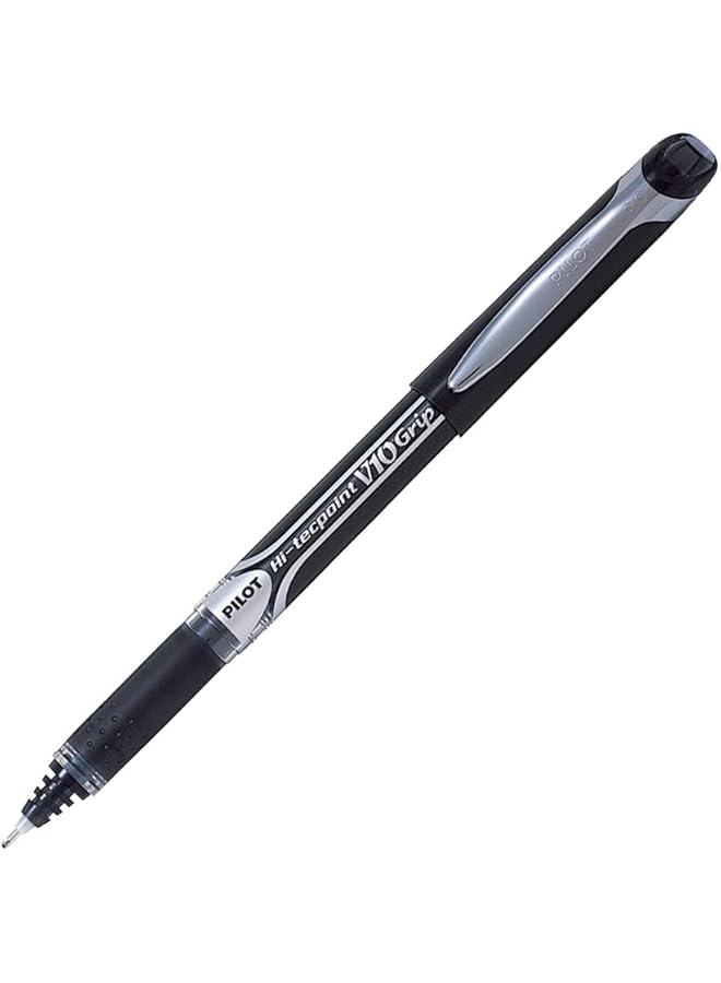 بايلوت قلم حبر جاف Bxgpn V10 B 1.0 مم Hi Tecpoint Grip أسود - Image 2