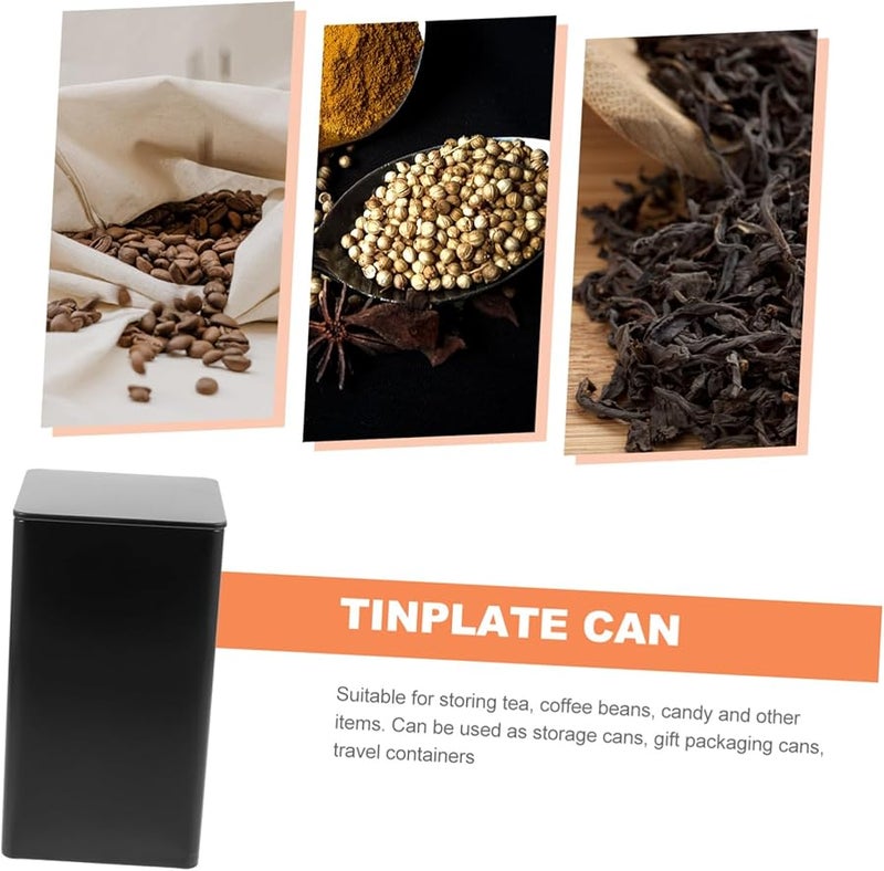Airtight Tin Can Storage Container For Tea Leaves Coffee Beans Sugar - Image 3