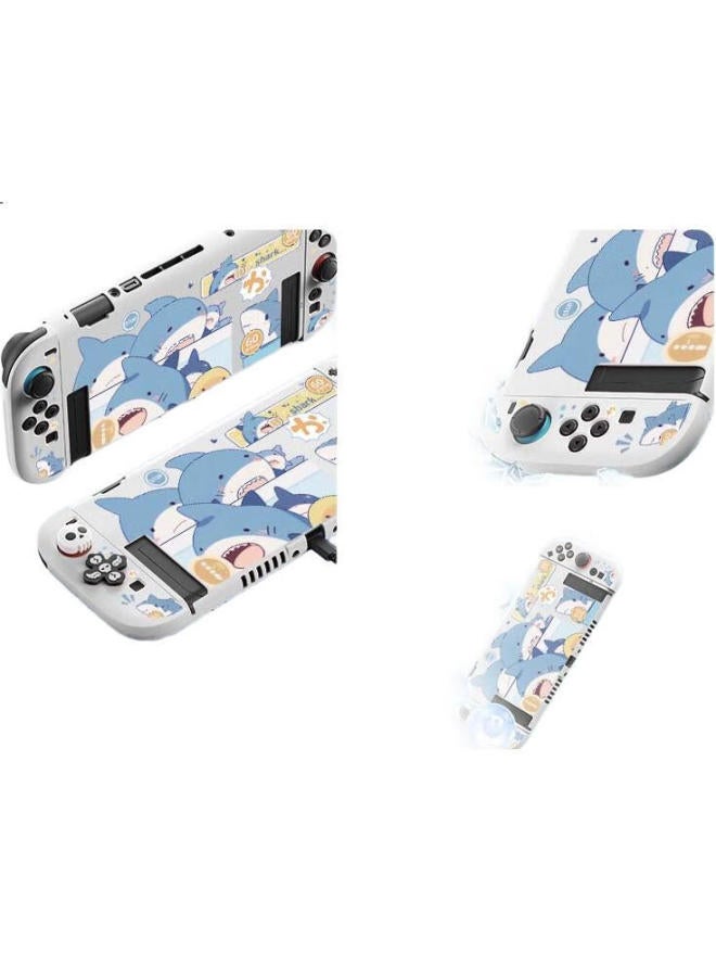 Jemdo Switch 2 Protective Case, Nintendo Switch 2 Silicone Handle Detachable Protective Cover, Skin-Friendly Shockproof Soft Shell, Charging Dock, Storage Bag, Complete Game Console Accessories Set - Image 2