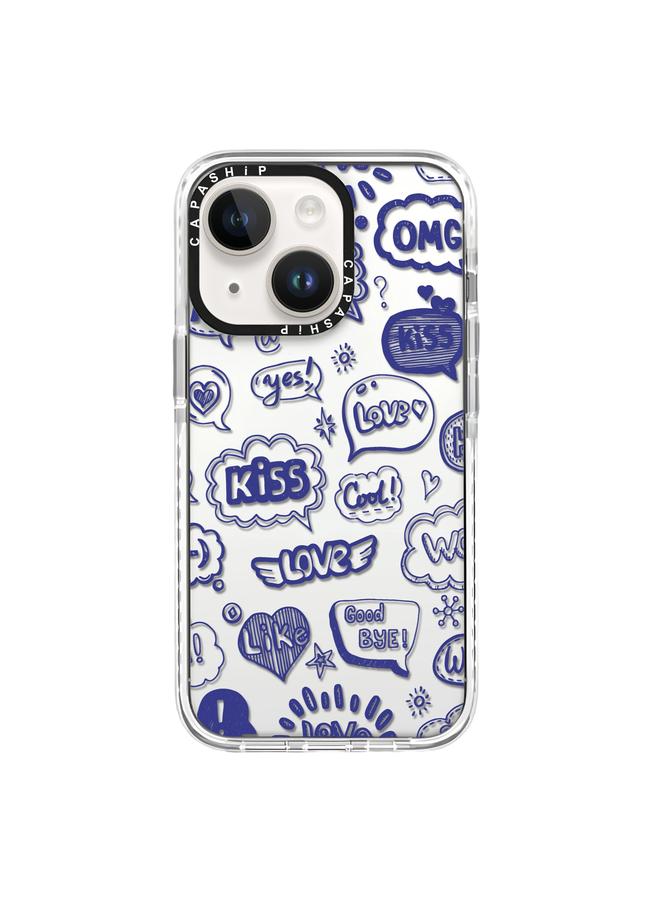 Zaboon Case For iPhone 13 mini Simple Illustration Pattern Full Coverage Phone Case - Image 1