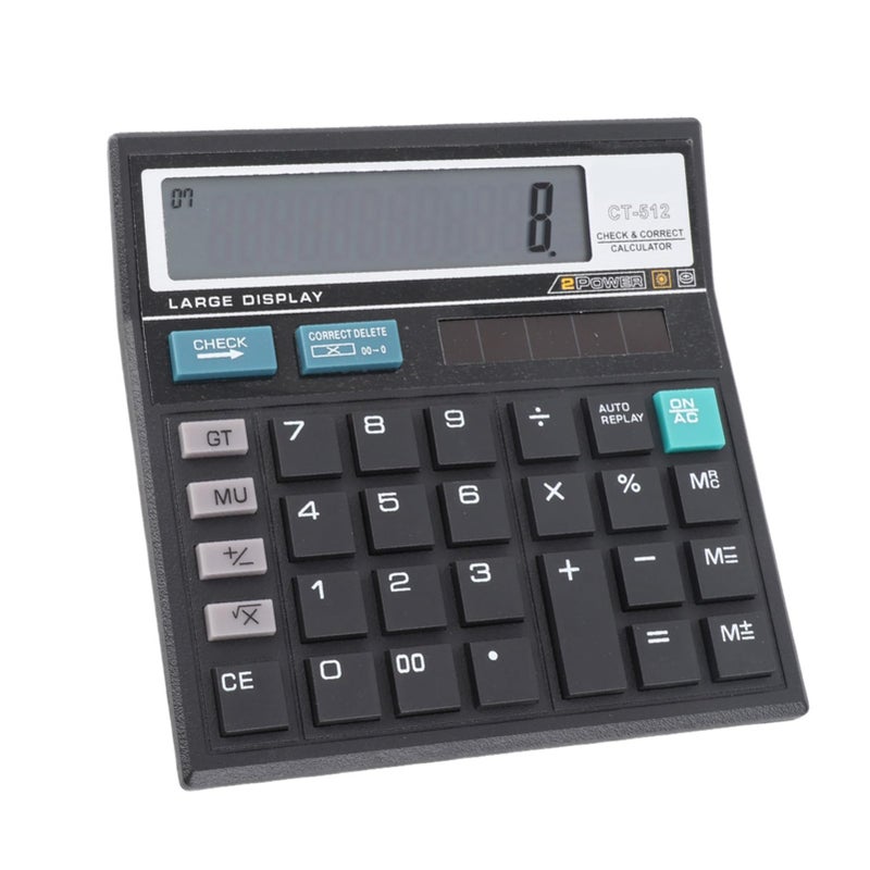 Large Screen Solar Scientific Calculator with Precise Data for Office and Finance - Image 3