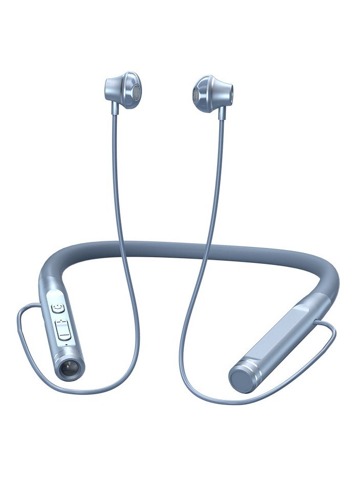 Open Back Wireless Bluetooth Sports Earphones with TF Card Slot and Flashlight Sweat-proof Sports Earphones for Running, Cycling, Driving, Hiking - Image 1